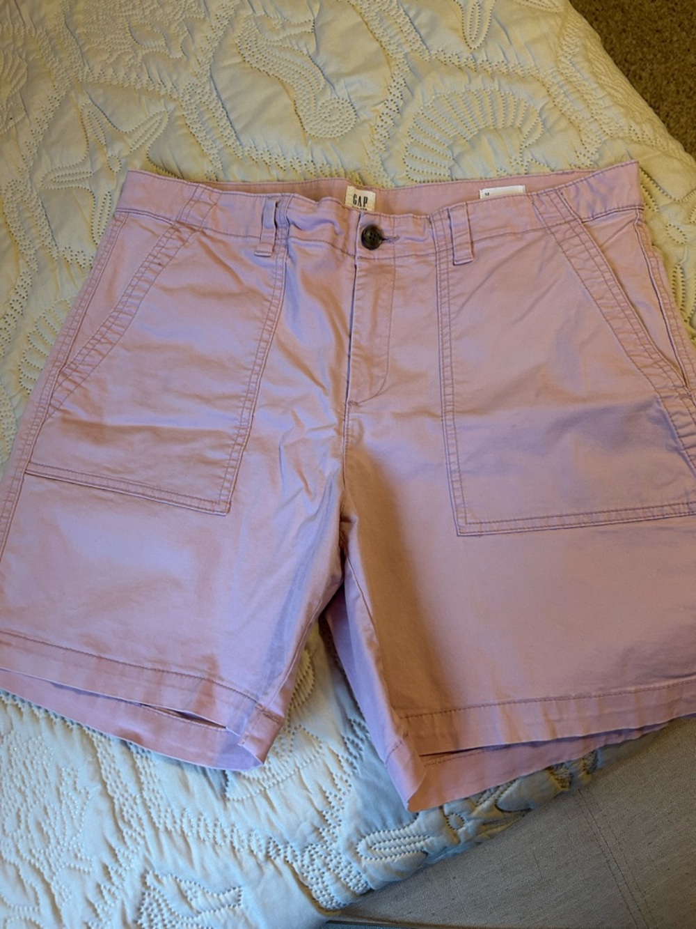 GAP Pink Blush Girlfriend Khaki  style Shorts size 12
